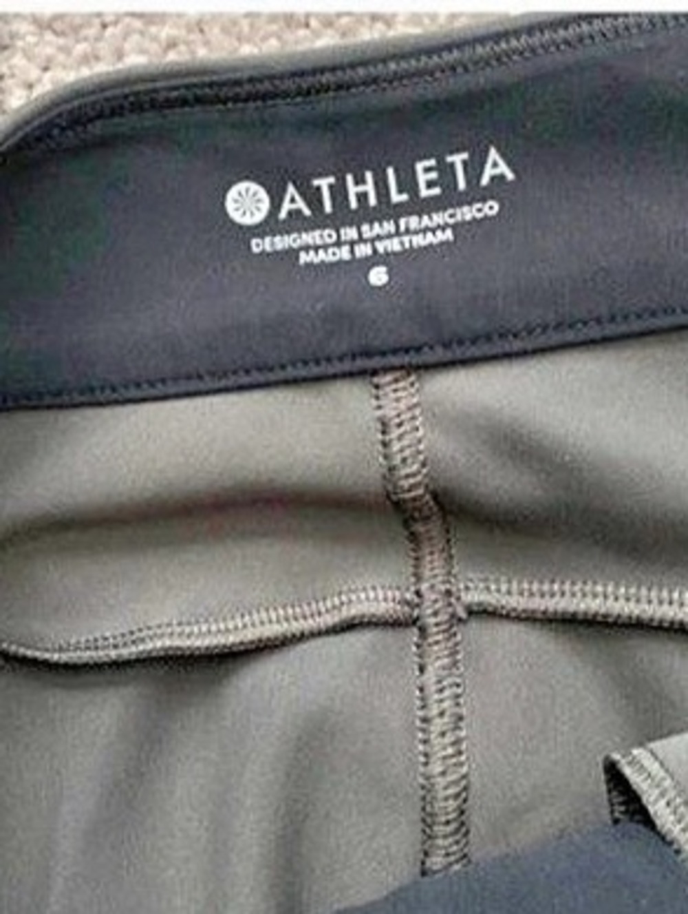 Athleta Stellar Trouser Pant Gray Size 6 Women’s - Picture 6 of 7